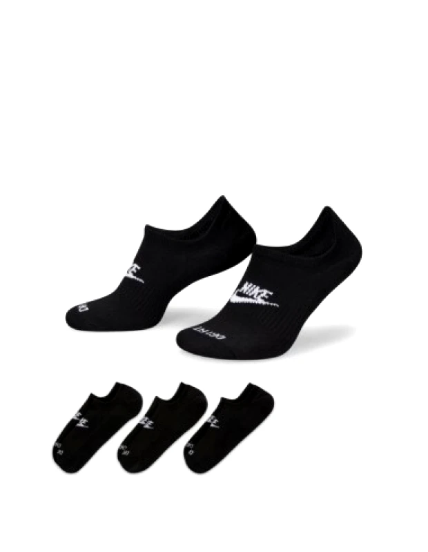 Nike Nike Everyday Plus Cushioned DN3314-010 Αθλητικές Κάλτσες Μαύρες 3 Ζεύγη