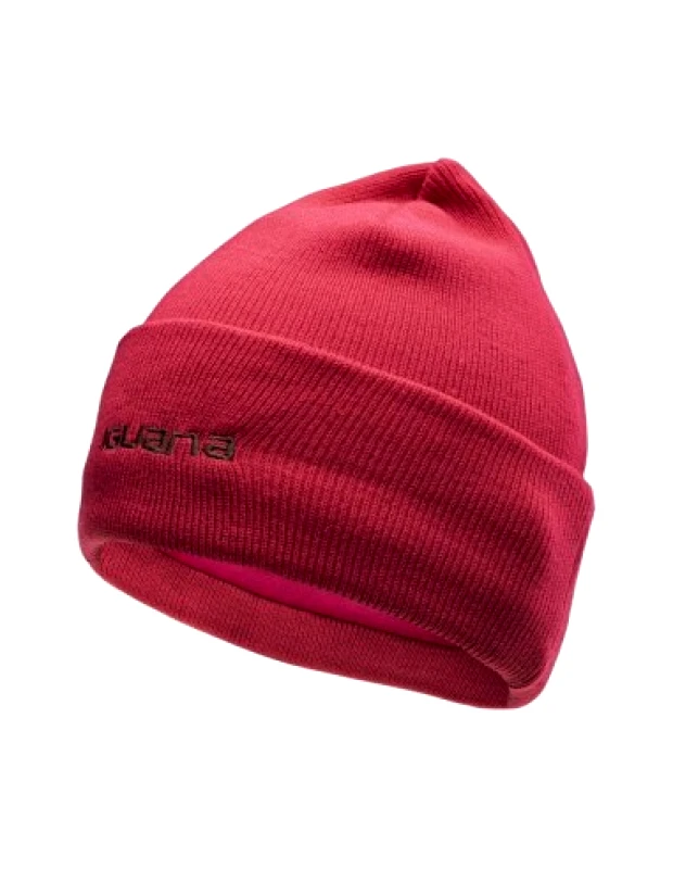 Iguana Iguana Lea Beanie Γυναικείος Σκούφος με Rib Πλέξη σε Κόκκινο χρώμα 92800337316
