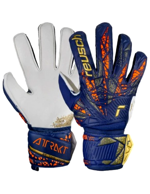 Reusch Reusch Attrakt Grip Jr 5472815 4410 goalkeeper gloves