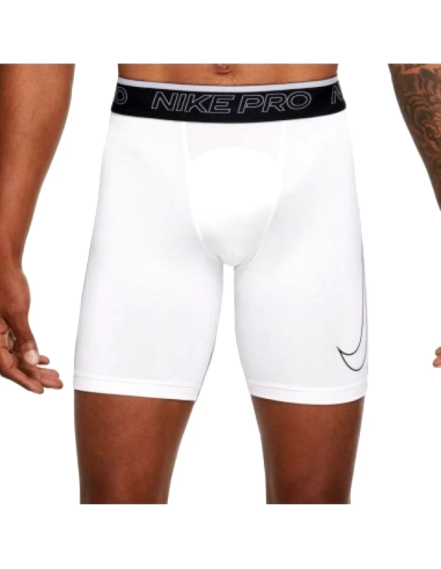 Nike Nike NP DF DD1917-100 Ανδρικό Αθλητικό Κολάν Compression Κοντό Λευκό