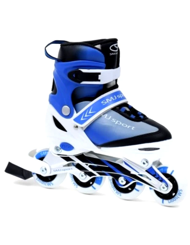 Smj SMJ Sport BS-901MA Inline Αυξομειούμενα Rollers Μπλε/Λευκά Παιδικά