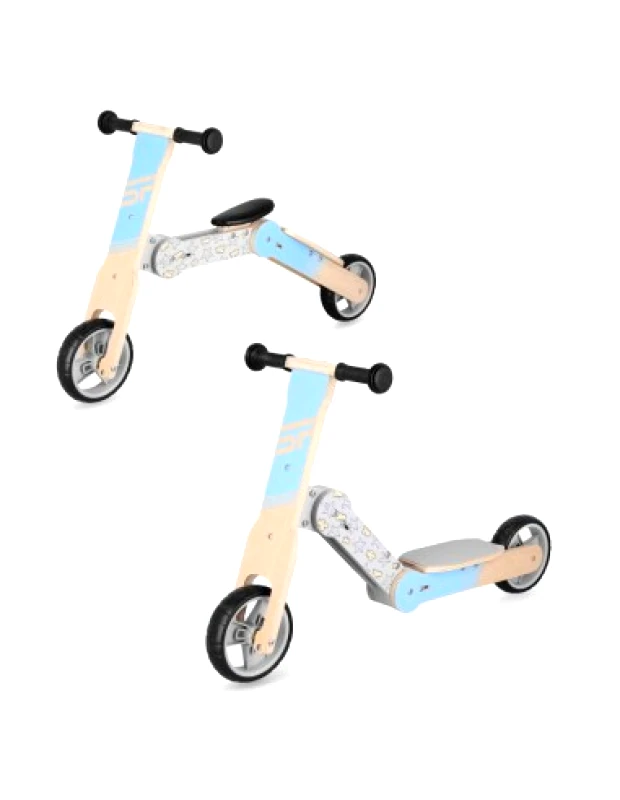 Spokey Balance bike and children's scooter 2in1 Spokey WOORIDE MULTI 940906 blue