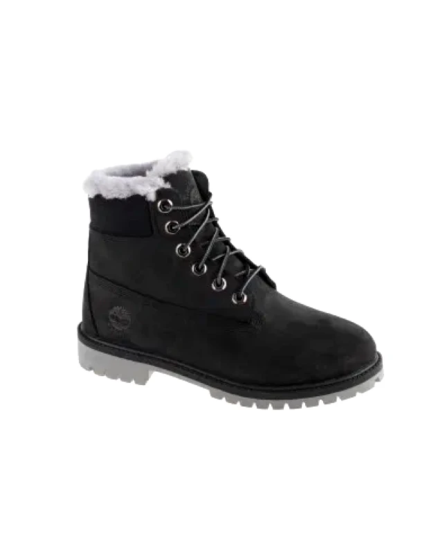 Timberland Timberland Δερμάτινα Γυναικεία Αρβυλάκια με Μεσαίο Τακούνι Μαύρα A41UX