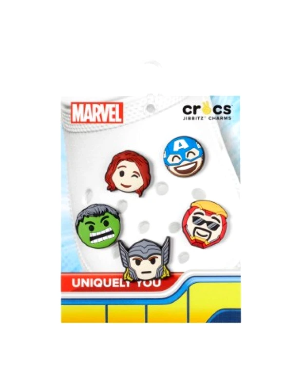 Crocs Crocs Jibbitz Marvel Avengers Emojis 5 Pack Pins 10010006