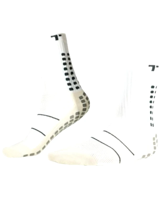 Trusox Trusox Thin Ποδοσφαιρικές Κάλτσες Λευκές/Μαύρες 1 Ζεύγος