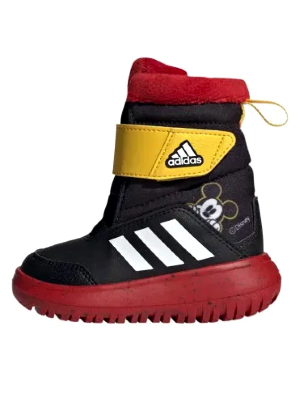 adidas performance Adidas Winterplay x Disney Παιδικά Μποτάκια με Σκρατς Core Black / Cloud White / Better Scarlet IG7190