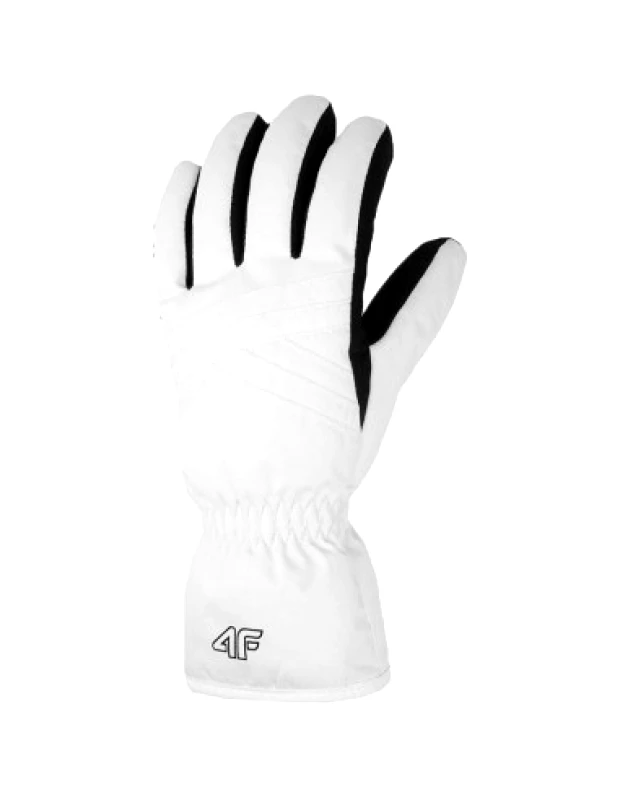 4f 4F 4FWAW23AFGLF106-10S Γυναικεία Γάντια Σκι & Snowboard Λευκά