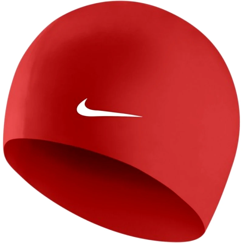 Nike Nike Solid 93060-614 Σκουφάκι Κολύμβησης Ενηλίκων από Σιλικόνη Κόκκινο