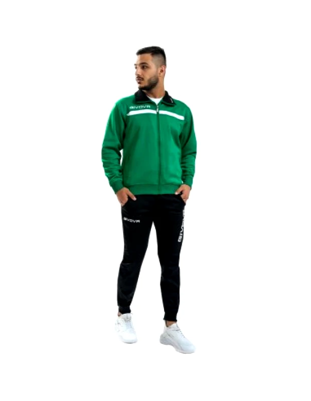 Givova Givova One Σετ Φόρμας με Λάστιχο Green / Black TT012-1310