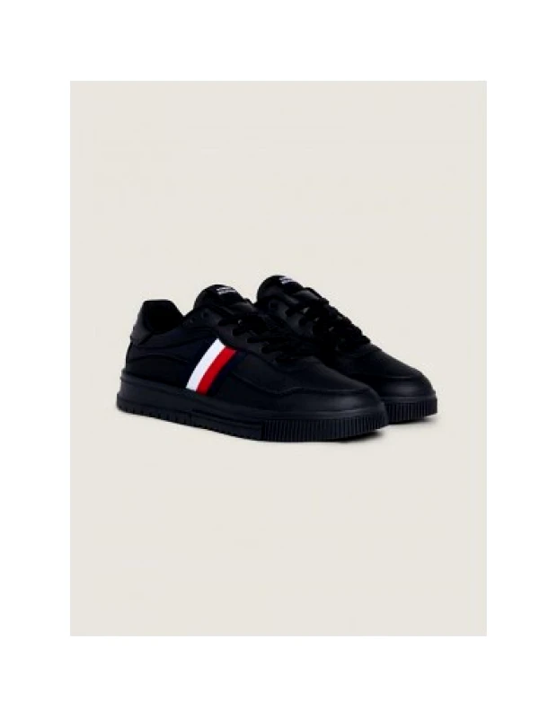 Tommy Hilfiger Tommy Hilfiger Ανδρικά Sneakers Μαύρα FM0FM04824-0GQ
