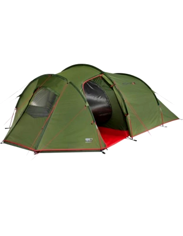 High Peak High Peak Goshawk 4 Σκηνή Camping Τούνελ Χακί με Διπλό Πανί 4 Εποχών για 4 Άτομα 240x230x140εκ. 10307