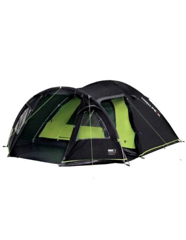 Peak High Peak Mesos 4 Χειμερινή Σκηνή Camping Τούνελ Μαύρη με Διπλό Πανί για 4 Άτομα 360x240x130εκ. 11525