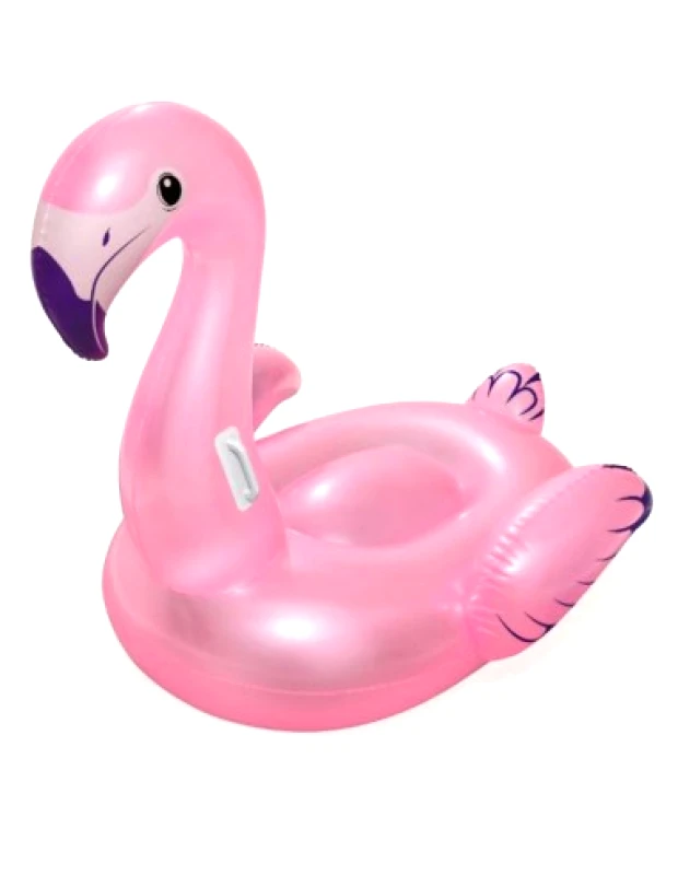 Bestway Παιδικό Φουσκωτό Ride On Θαλάσσης Flamingo με Χειρολαβές 127εκ.