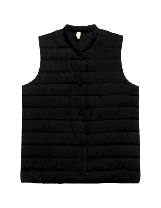 Outhorn Outhorn Κοντό Γυναικείο Αμάνικο Puffer Μπουφάν Μαύρο HOL22-KUDP600-20S