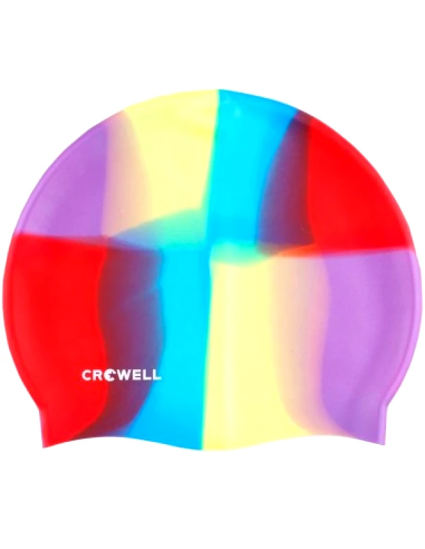 Crowell Crowell Multi-Flame MULTI-FLAME-10 Σκουφάκι Κολύμβησης Ενηλίκων από Σιλικόνη Πολύχρωμο