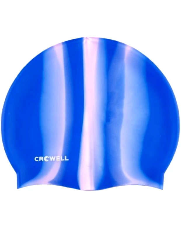 Crowell Crowell Multi-Flame MULTI-FLAME-06 Σκουφάκι Κολύμβησης Ενηλίκων από Σιλικόνη Μπλε