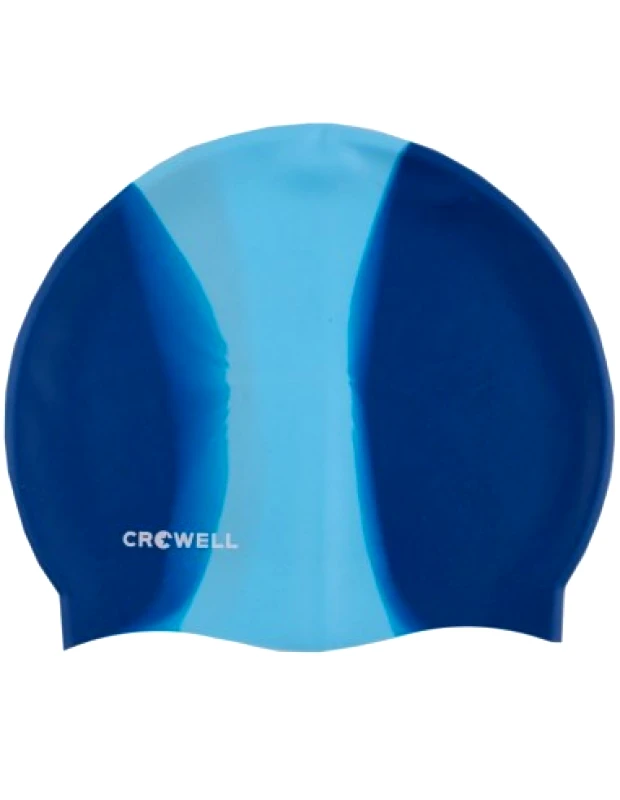 Crowell Crowell Multi Flame 04 Σκουφάκι Κολύμβησης Ενηλίκων από Σιλικόνη Μπλε