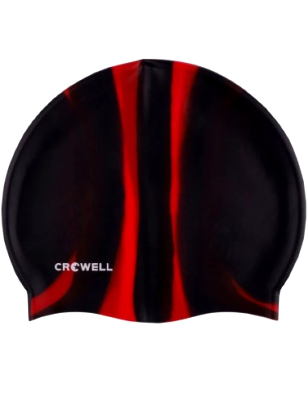 Crowell Crowell Multi-Flame MULTI-FLAME-01 Σκουφάκι Κολύμβησης Ενηλίκων από Σιλικόνη Μαύρο