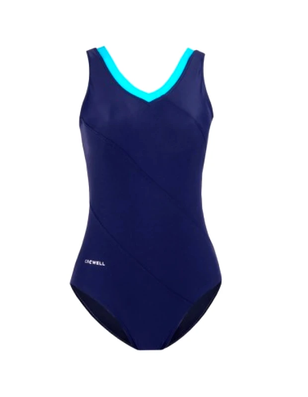 Crowell Crowell Angie Ολόσωμο Μαγιό με Ενίσχυση Navy Μπλε