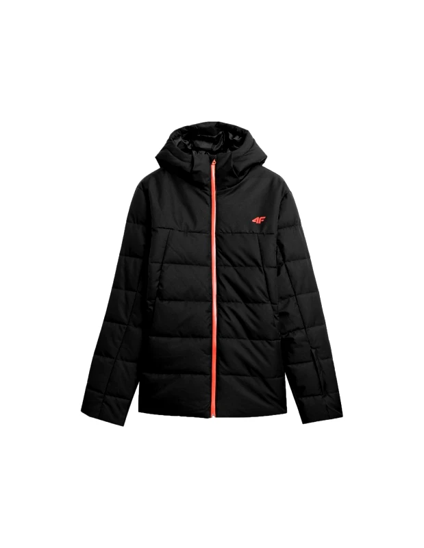 4f 4F Παιδικό Καπιτονέ Μπουφάν Μαύρο 4FAW23TTJAM307-20S