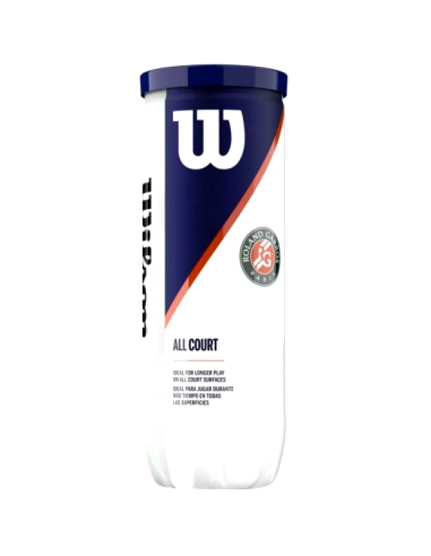 Wilson Wilson Roland Garros All Court WRT126400 Μπαλάκια Τένις για Τουρνουά 3τμχ