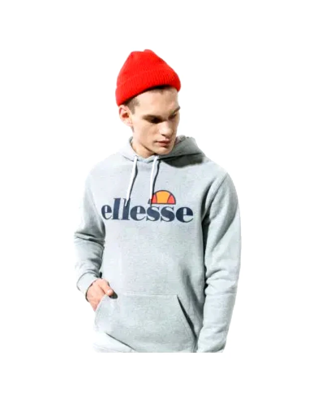 ellesse Ellesse Gottero Oh SHC07407 Ανδρικό Φούτερ με Κουκούλα και Τσέπες Γκρι