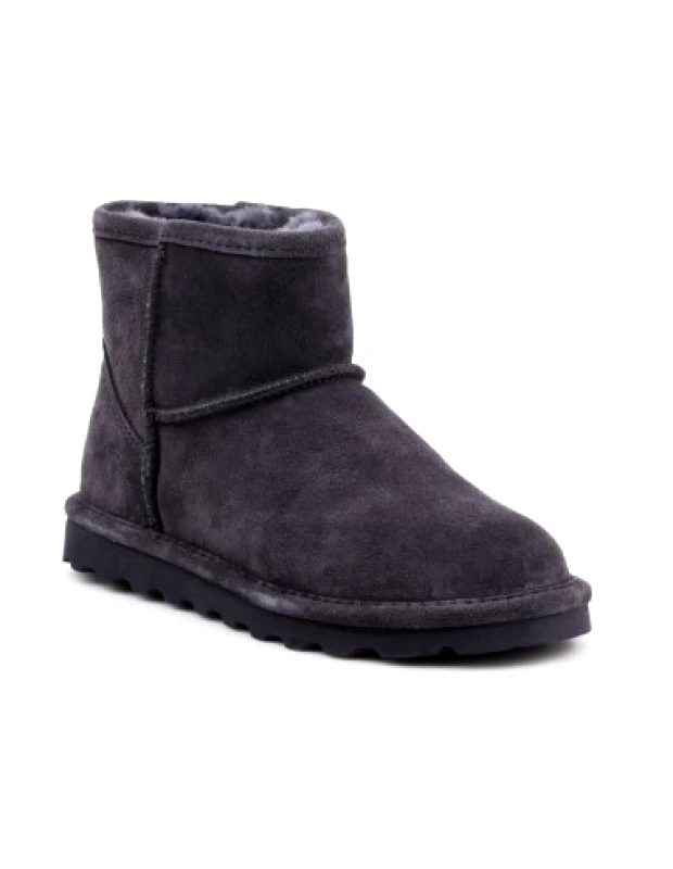 BearPaw Bearpaw Alyssa Δερμάτινα Γυναικεία Μποτάκια Γκρι 2130W-030