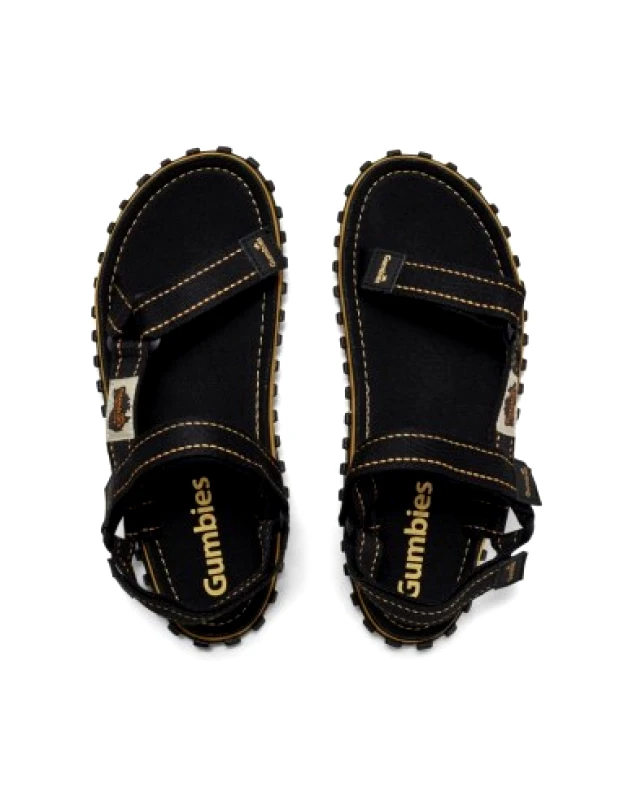 Gumbies Gumbies Tracker Sandals Unisex Black M GUSATRA001