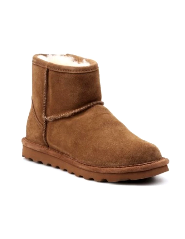 BearPaw Bearpaw Alyssa Δερμάτινα Γυναικεία Μποτάκια Ταμπά 2130W-220