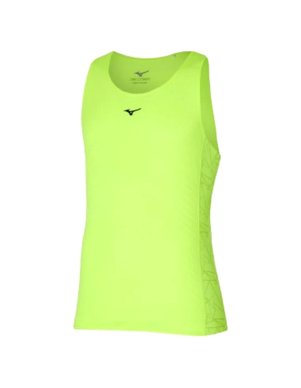 Mizuno Mizuno Aero Training Ανδρική Αθλητική Μπλούζα Κοντομάνικη Κίτρινο Fluo J2GA200137