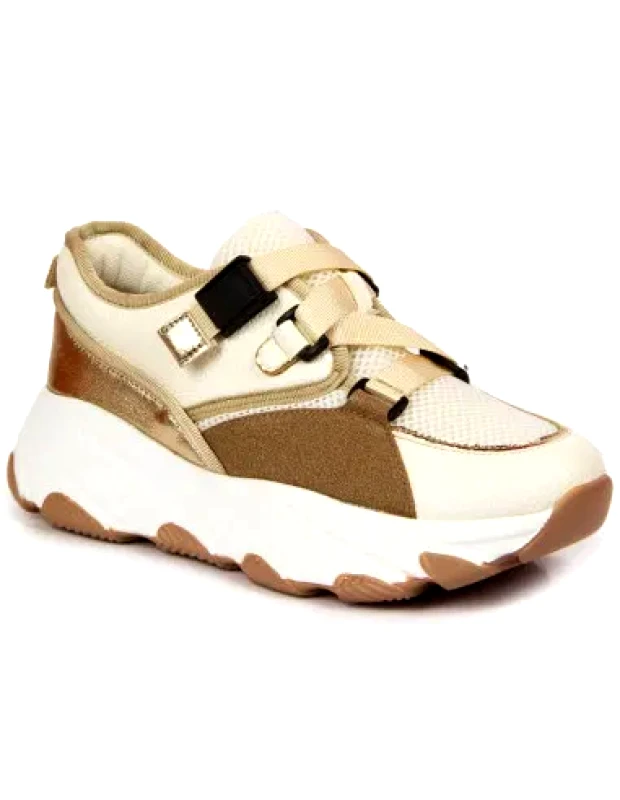 Sneakers on the platform Potocki W WOL55 cream