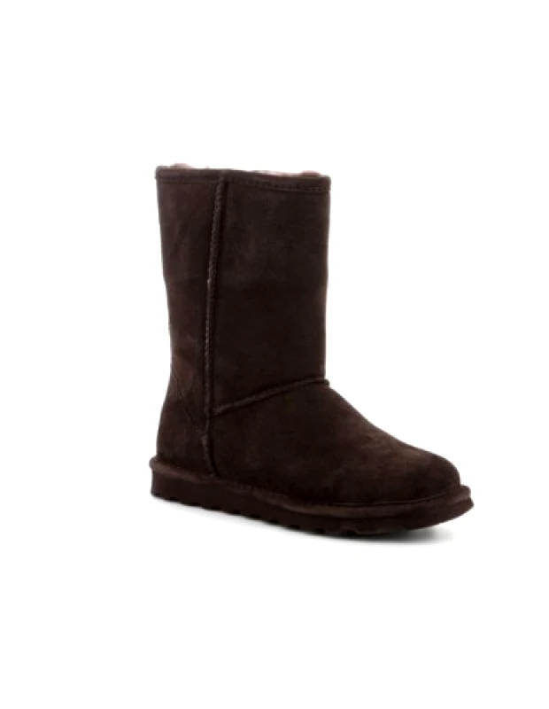 BearPaw Bearpaw Suede Γυναικείες Μπότες με Γούνα Λευκές 1962W-909