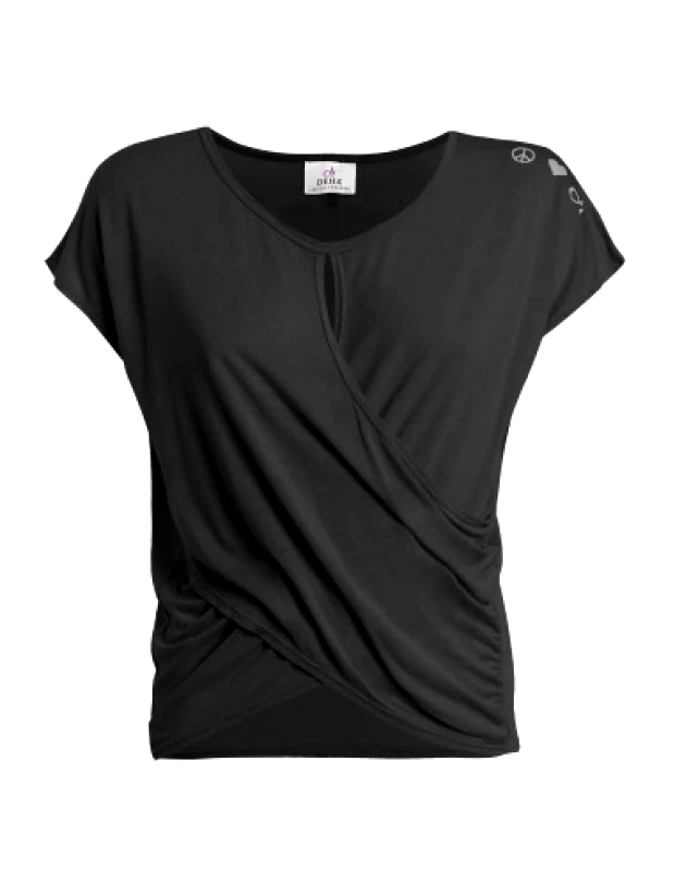 DEHA Deha Ecofeeling Yoga T-Shirt B64244-10009 Μαύρο
