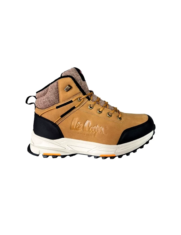Lee Lee Cooper Καφέ Ανδρικά Μποτάκια Αδιάβροχα LCJ-23-01-2037M