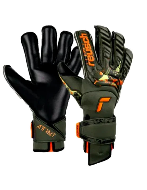 Reusch Reusch Attrakt Duo Evolution Adaptive Flex 5370055-5555 Γάντια Τερματοφύλακα Ενηλίκων Πράσινα