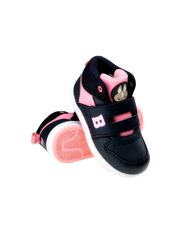 Bejo Bejo Παιδικά Sneakers High Bardo Jr. με Σκρατς για Κορίτσι Navy Μπλε 92800377157