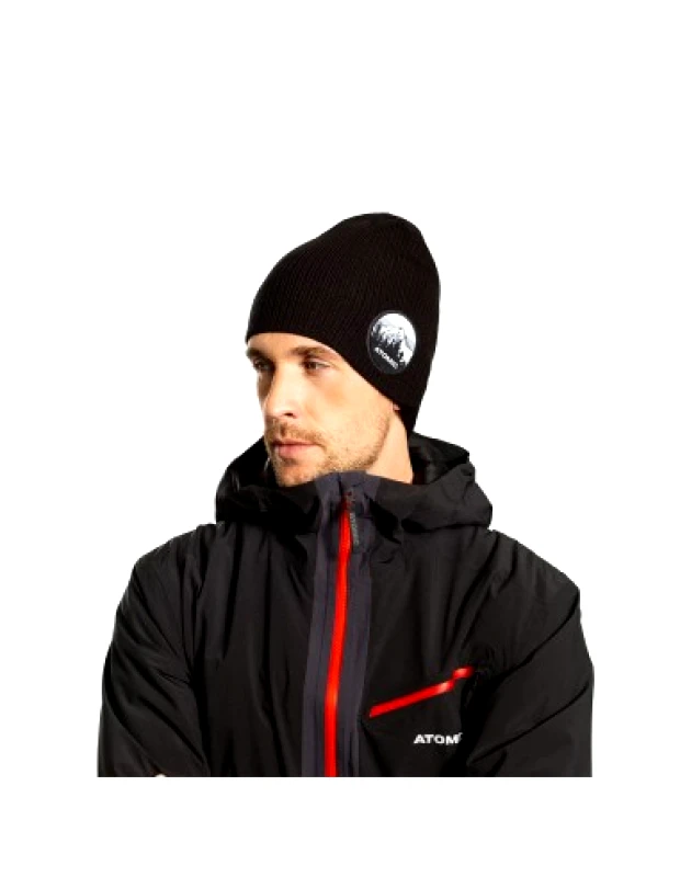 Atomic Atomic Beanie Unisex Σκούφος Πλεκτός σε Μαύρο χρώμα AL5108730