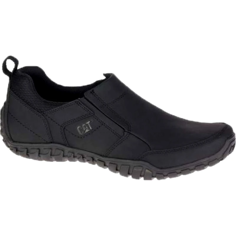 Caterpillar CAT Opine Δερμάτινα Ανδρικά Casual Παπούτσια Ανατομικά Μαύρα P722312