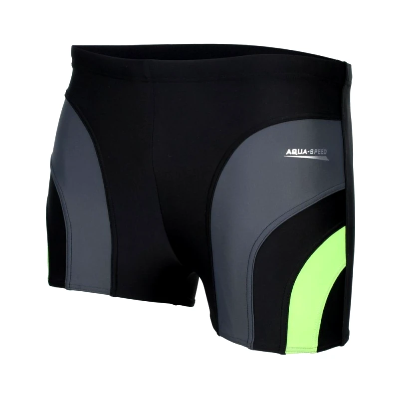 Aqua-Speed Aquaspeed ​​Sasha Ανδρικό Μαγιό Σορτς Μαύρο με Σχέδια 421-138