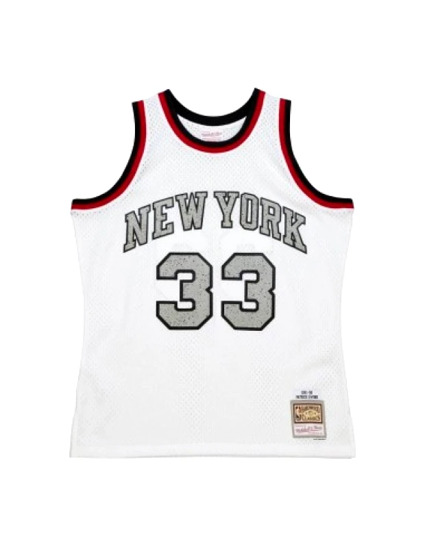Mitchell & Ness Mitchell & Ness Ανδρικό T-shirt Κοντομάνικο Λευκό TFSM5934-NYK91PEWWHIT