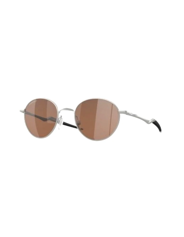 Oakley Oakley Terrigal Ανδρικά Γυαλιά Ηλίου με Ασημί Μεταλλικό Σκελετό και Καφέ Φακό OO4146-0651