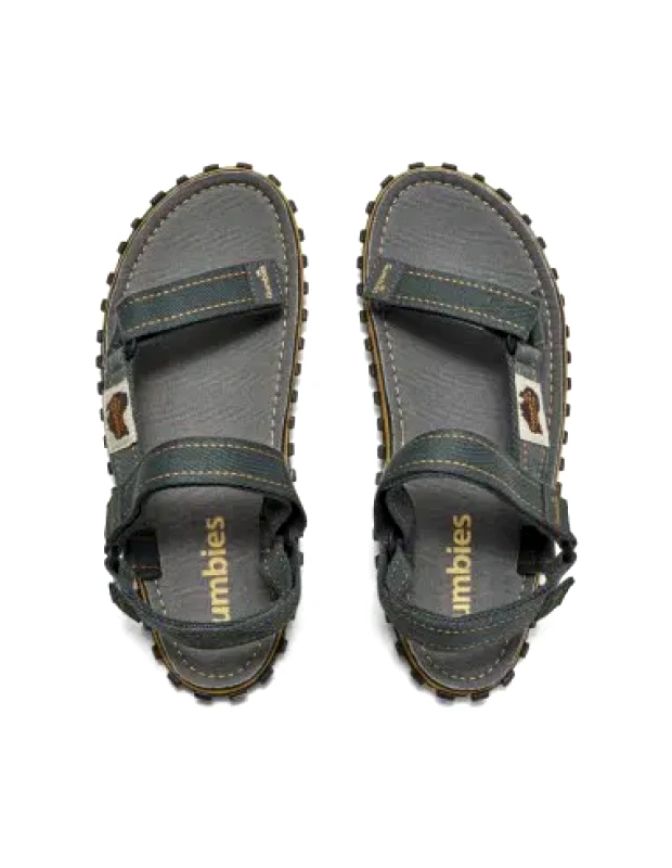 Gumbies Sandals Gumbies Tracker Racker Sandals Grey M GUSATRA013