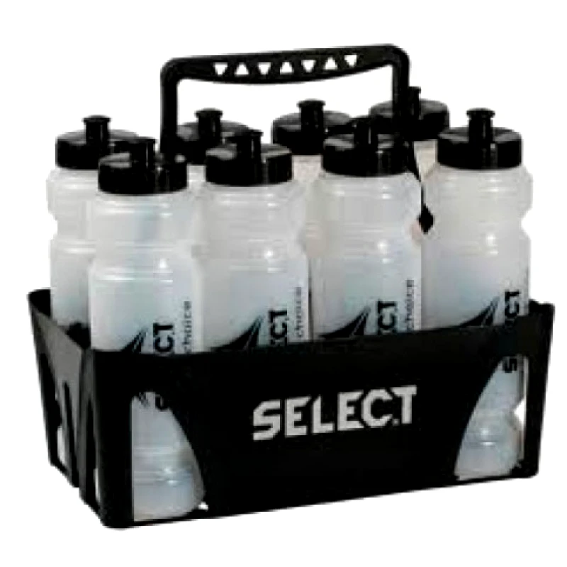 Select Select Sport Καλάθι Μεταφοράς Μπουκαλιών 8 Θέσεων σε Μαύρο Χρώμα