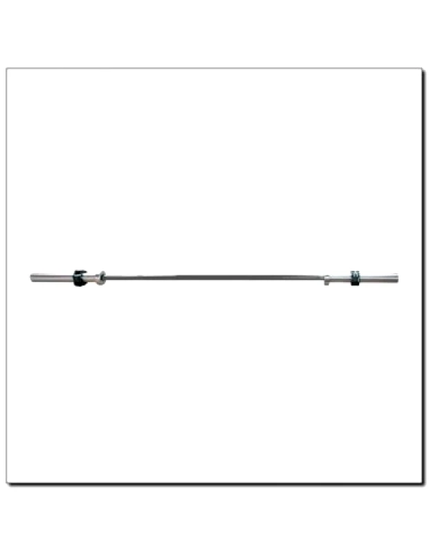 HMS HMS GO320 Ίσια Μπάρα Ολυμπιακού Τύπου Φ50 16kg Μήκους 183cm με Κολάρα Ασφαλείας