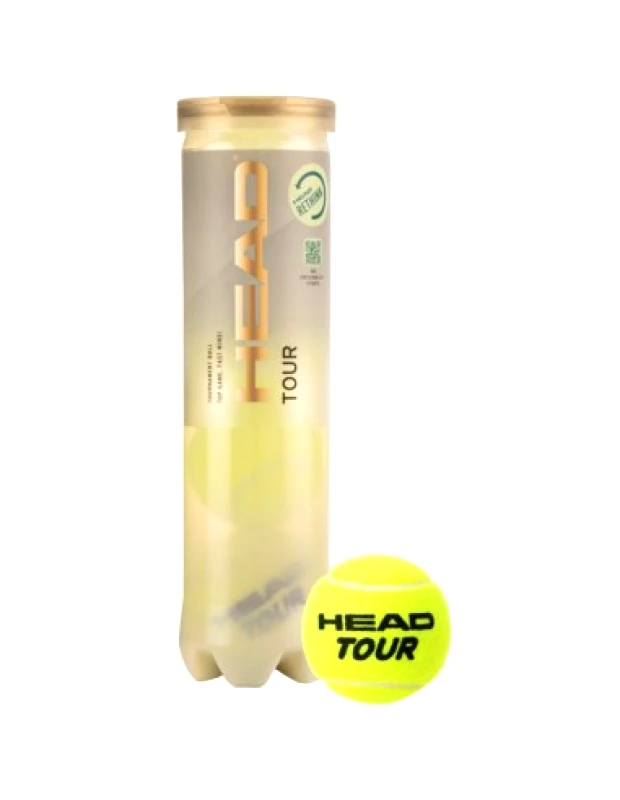 Head Head Tour tennis balls 4 pcs 570704