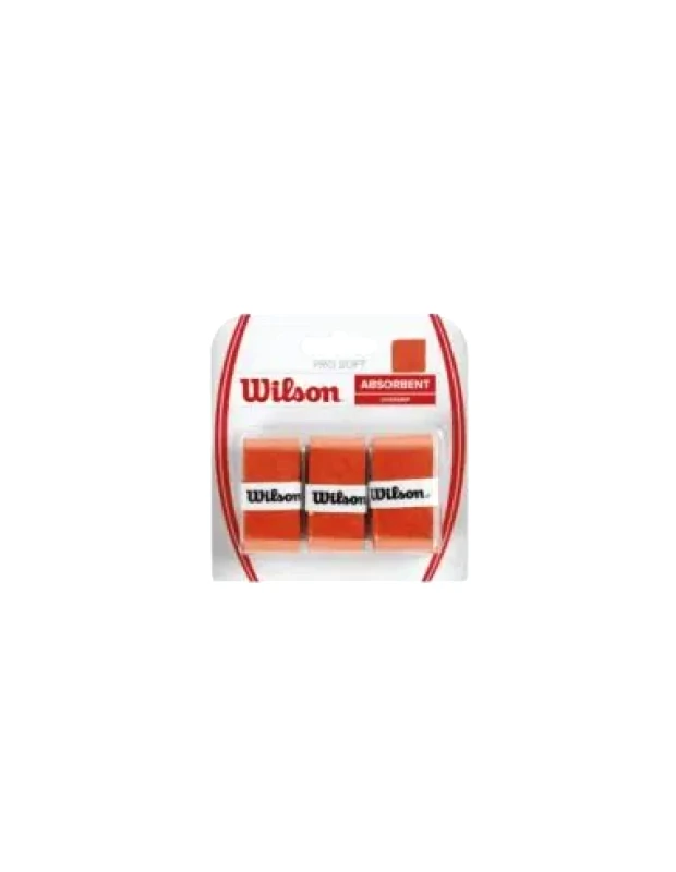 Wilson Wraps Wilson Pro Soft Overgrip 3pcs WRZ4040OR