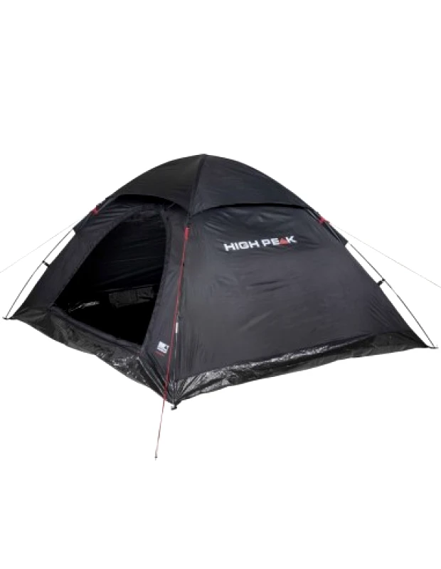 High Peak High Peak Monodome Σκηνή Camping Igloo Μαύρη 3 Εποχών για 4 Άτομα 240x210x130εκ. 10310