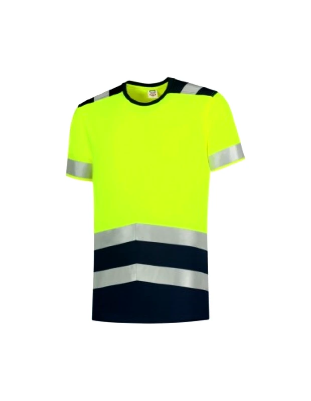 Tricorp Tricorp MLI-T0197 T-Shirt Εργασίας με Αντανακλαστικές Ταινίες Κίτρινο