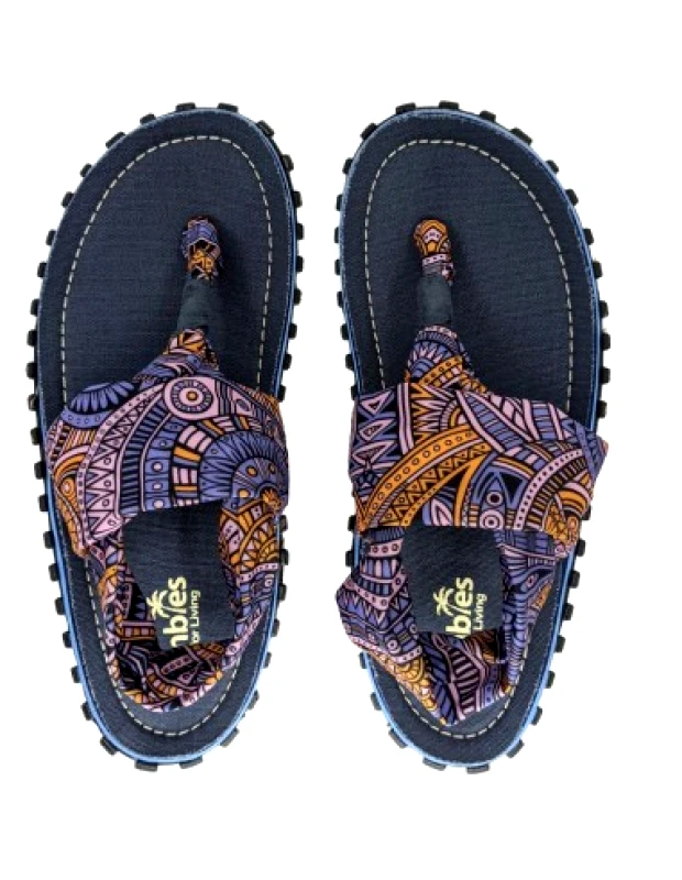 Gumbies Gumbies Slingback Flip Flops W GSBWNAZTEC