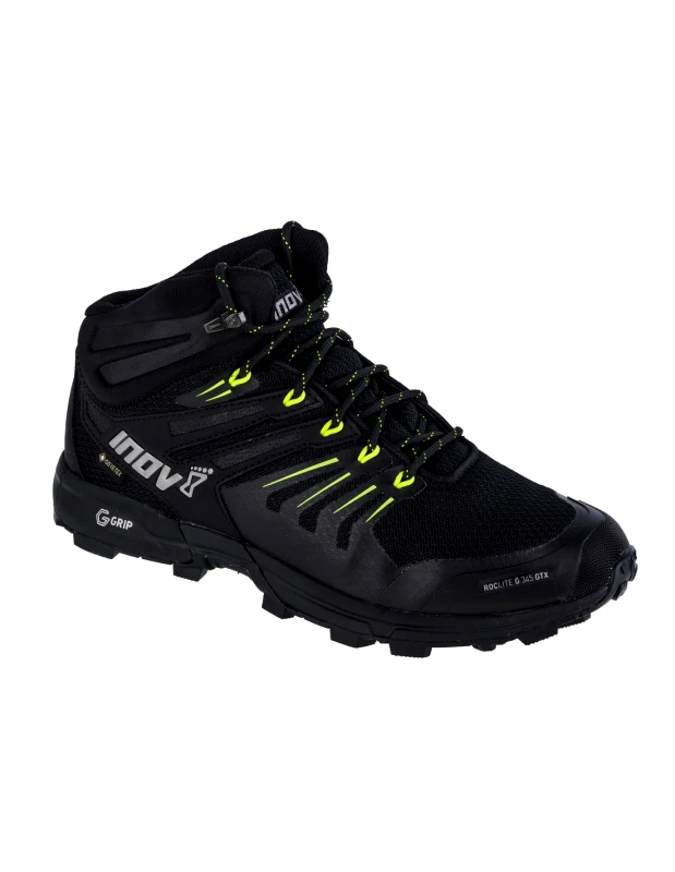 Inov-8 Inov-8 Roclite 345 GTX V2 001071-BKLM-M-01 Ανδρικά Ορειβατικά Μποτάκια Αδιάβροχα με Μεμβράνη Gore-Tex Μαύρα